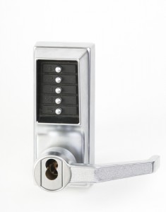 door handle with electronic lock